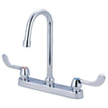 Cast Brass Double Handle Kitchen Faucet C166172