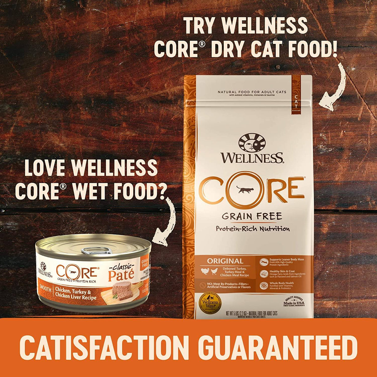 Grain-Free Pate Canned Cat Food, Chicken, Turkey & Chicken Liver, 5.5 oz Case of 24 X147