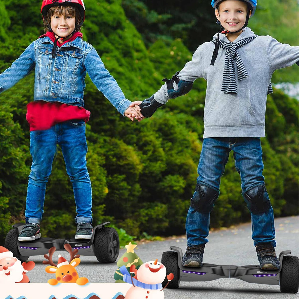 Offroad All Terrain 8.5 Two-Wheel Self Balancing Hoverboard with Bluetooth Speakers and Lights Z428727
