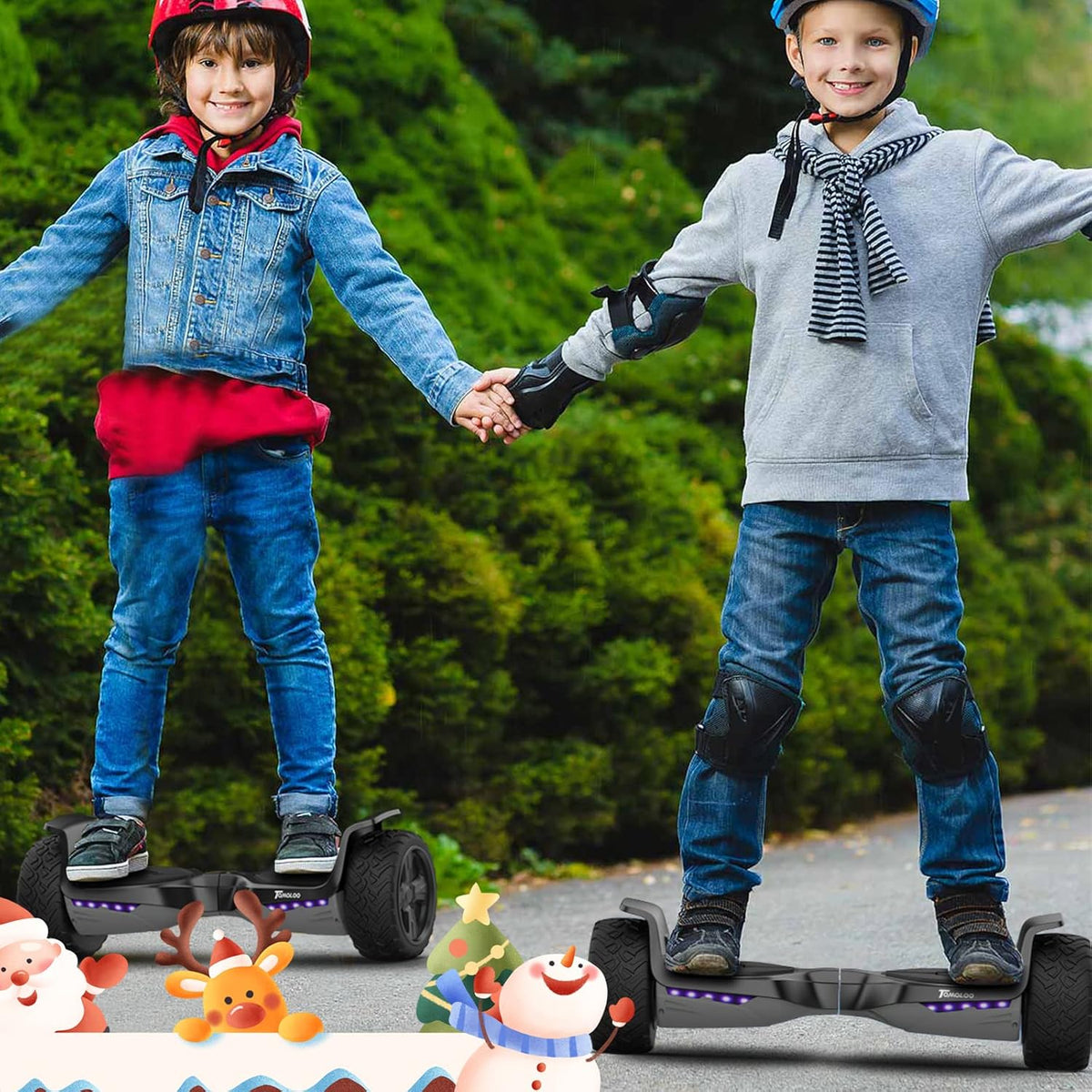 Offroad All Terrain 8.5 Two-Wheel Self Balancing Hoverboard with Bluetooth Speakers and Lights Z428727