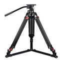 Heavy Duty Aluminum Fluid Head Video Tripod Tripod Stand 66.5 inc J8629