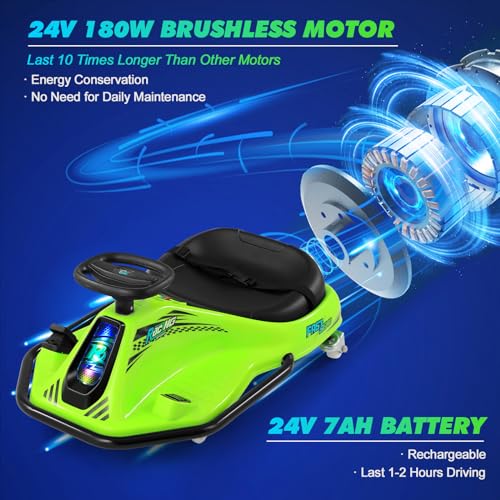 24V Electric Drifting Ride On Car for Kids F2765