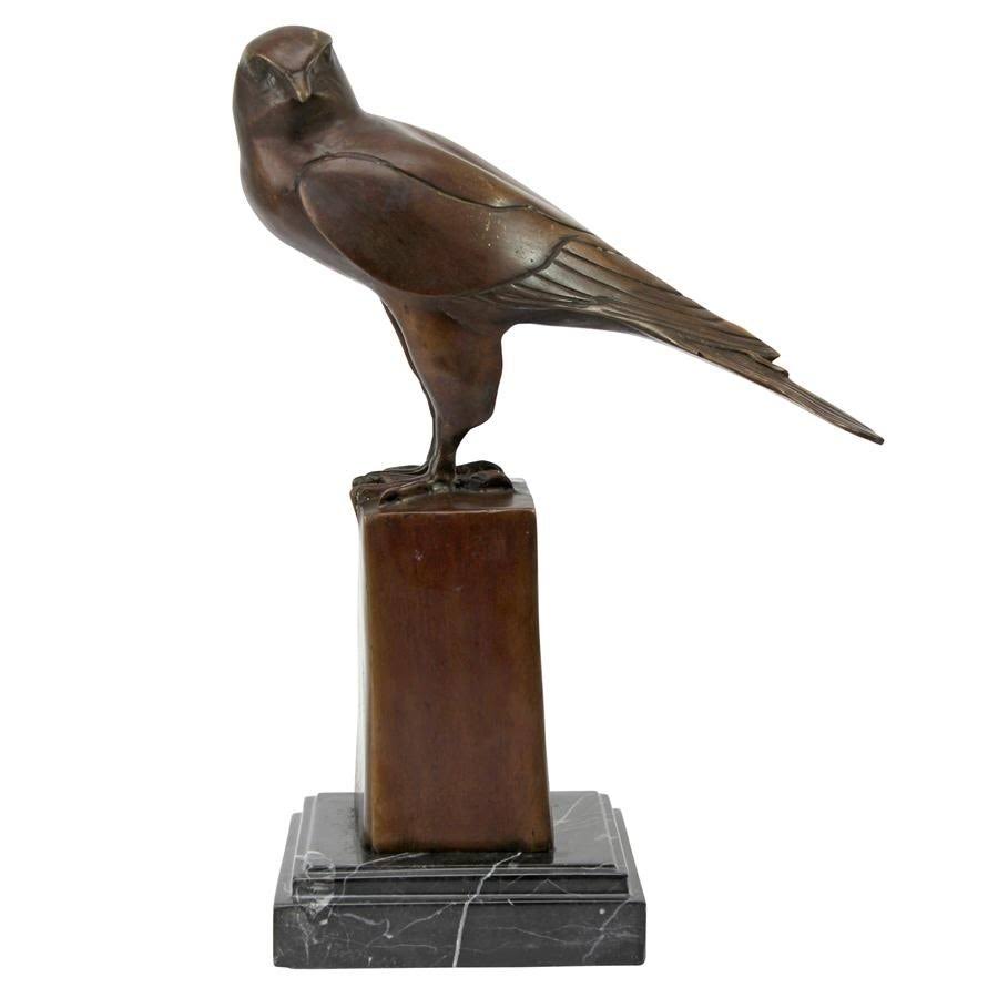Cast Bronze Falcon Statue B2600