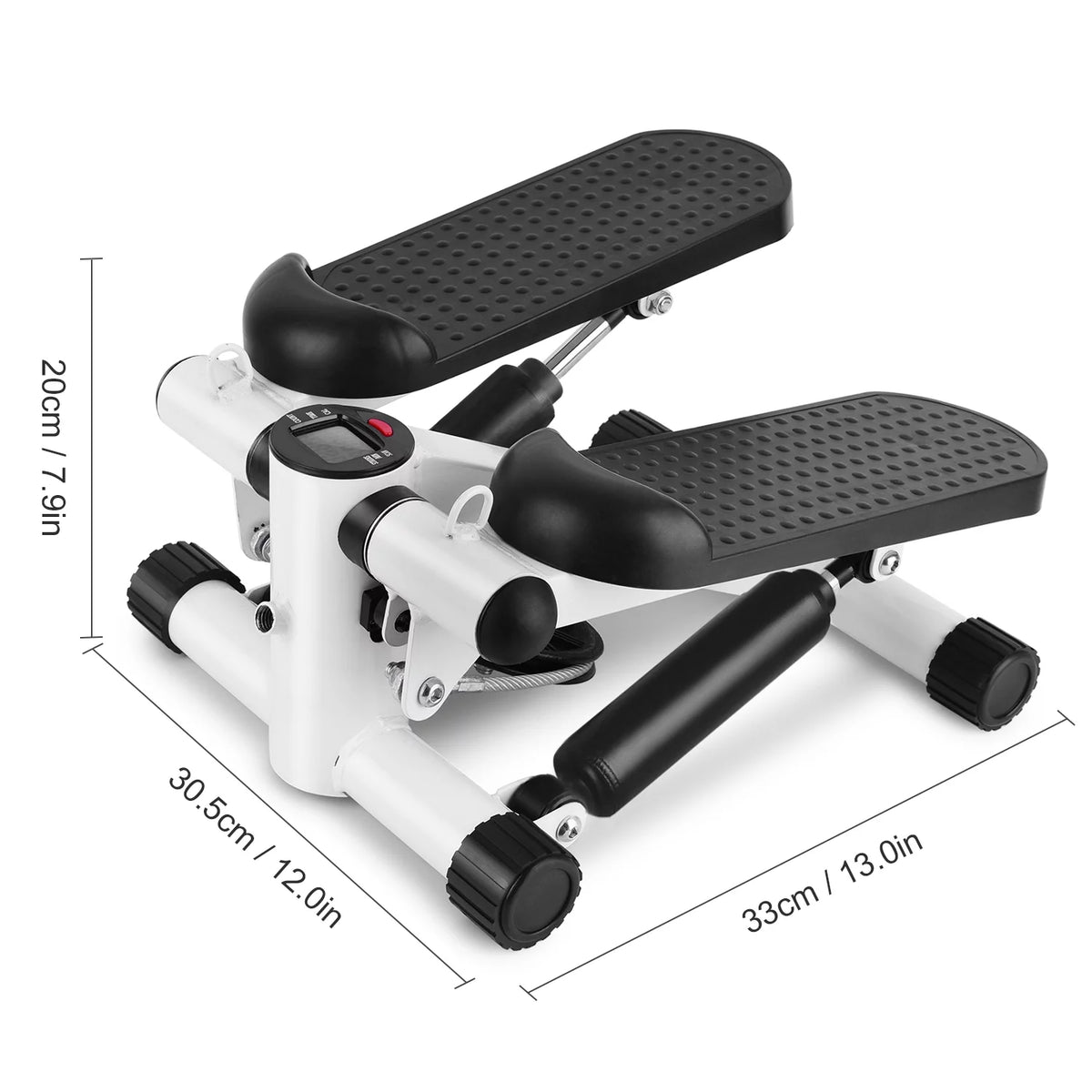 Mini Steppers with Resistance Bands and LCD Monitor C7132