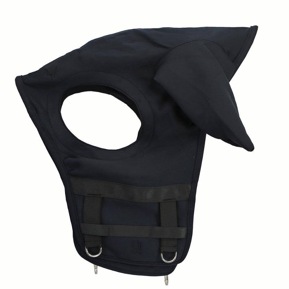 Liquid Titanium Mask with Ears Xlarge Black Velcro V961