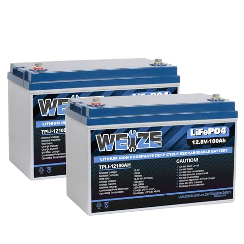 12V 100Ah LiFePO4 Lithium Battery with 120A BMS Q657