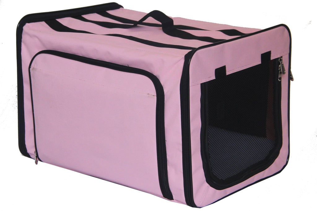 Blue Lightweight Collapsible Pet Dog Crate S3356