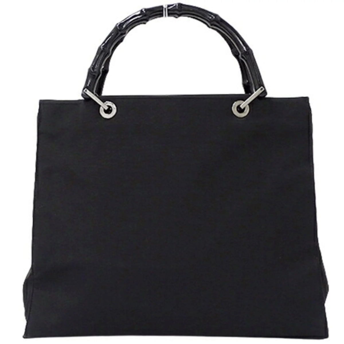 Pre-Owned Nylon Black Bamboo Handbag M990