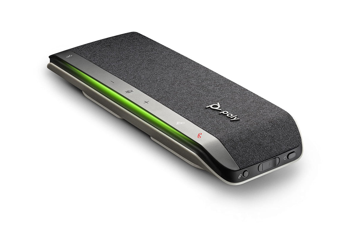 Black Smart Speakerphone with USB-A/USB-C Cable and Bluetooth S81313