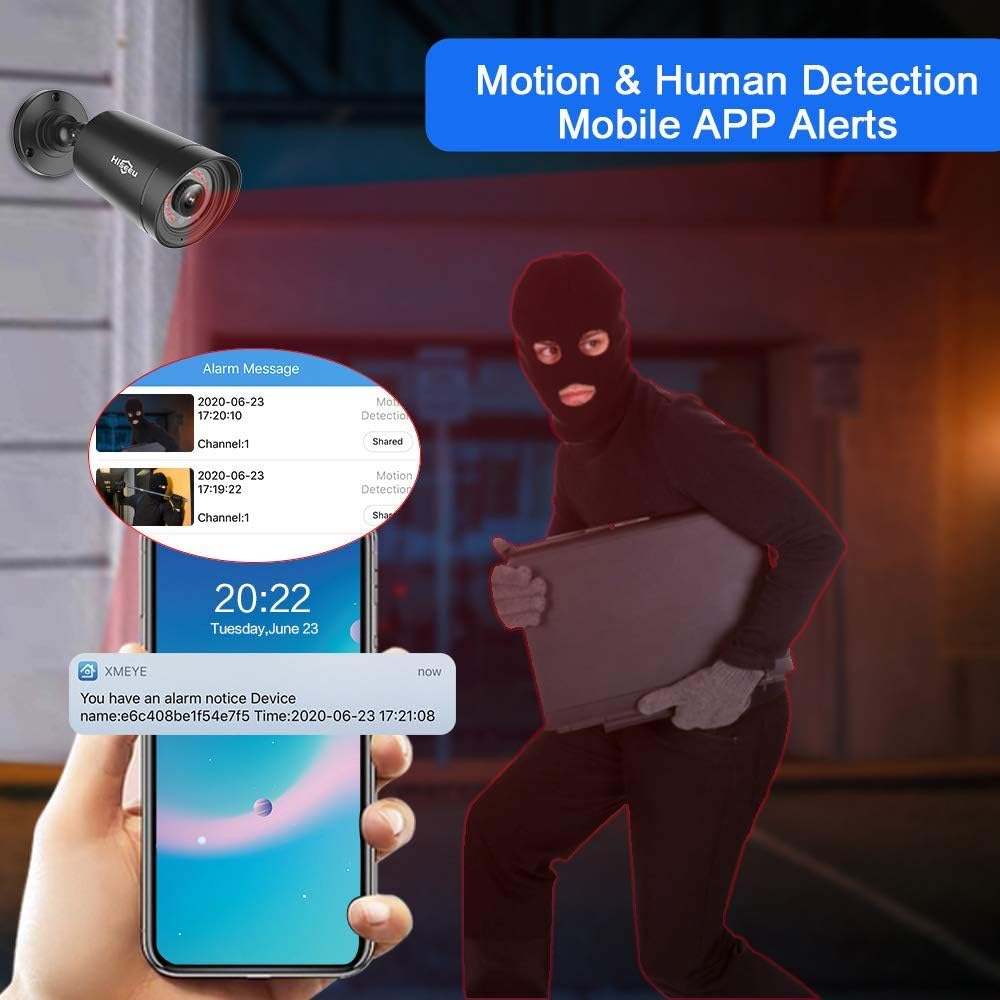 5MP 8 Channel Security Camera System with 3TB Hard Drive B942682