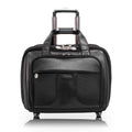 Black Nylon Detachable-Wheeled Laptop Case B909