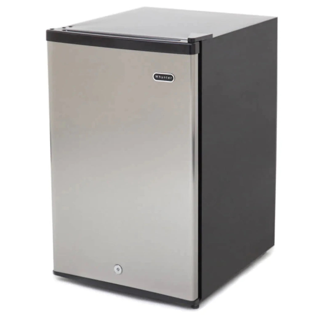 3.0 cu. ft. Black Upright Freezer with Lock K189