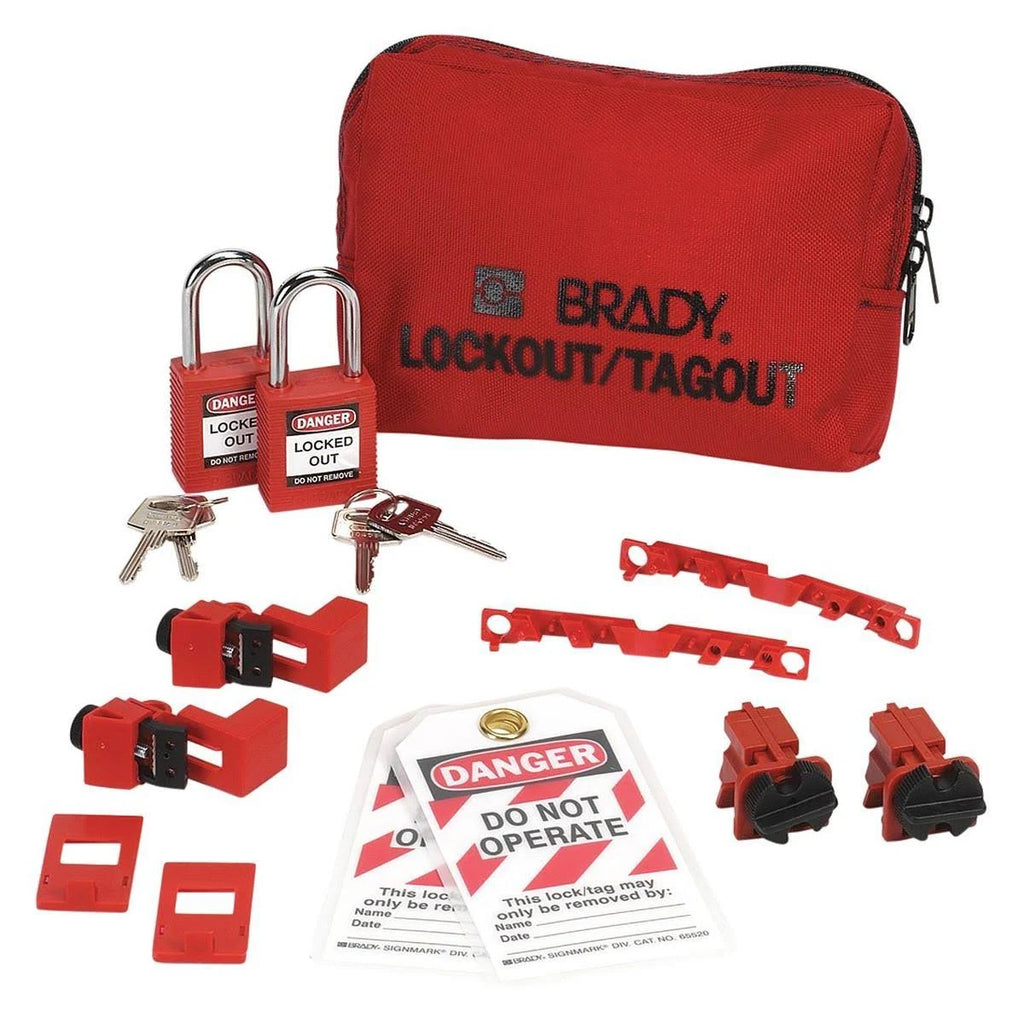 Portable Lockout Kit, Pouch, Electrical, 13 G3188