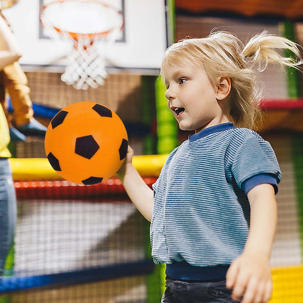 Mute Ball Indoor Children's Silent Football Racket Ball Sports Ball Toys Baby Sponge Ball Frame X148