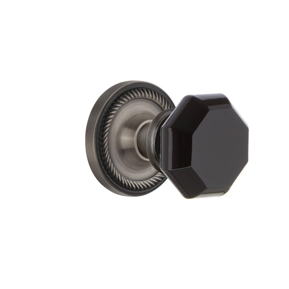 Antique Pewter Black Door Knob C7935
