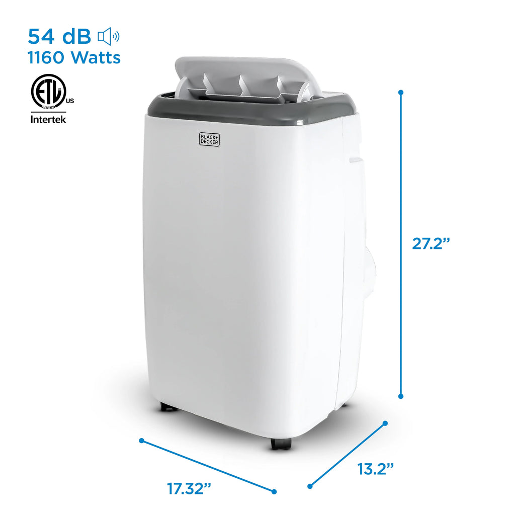 5,000 BTU Portable Air Conditioner with Remote Control, White H190