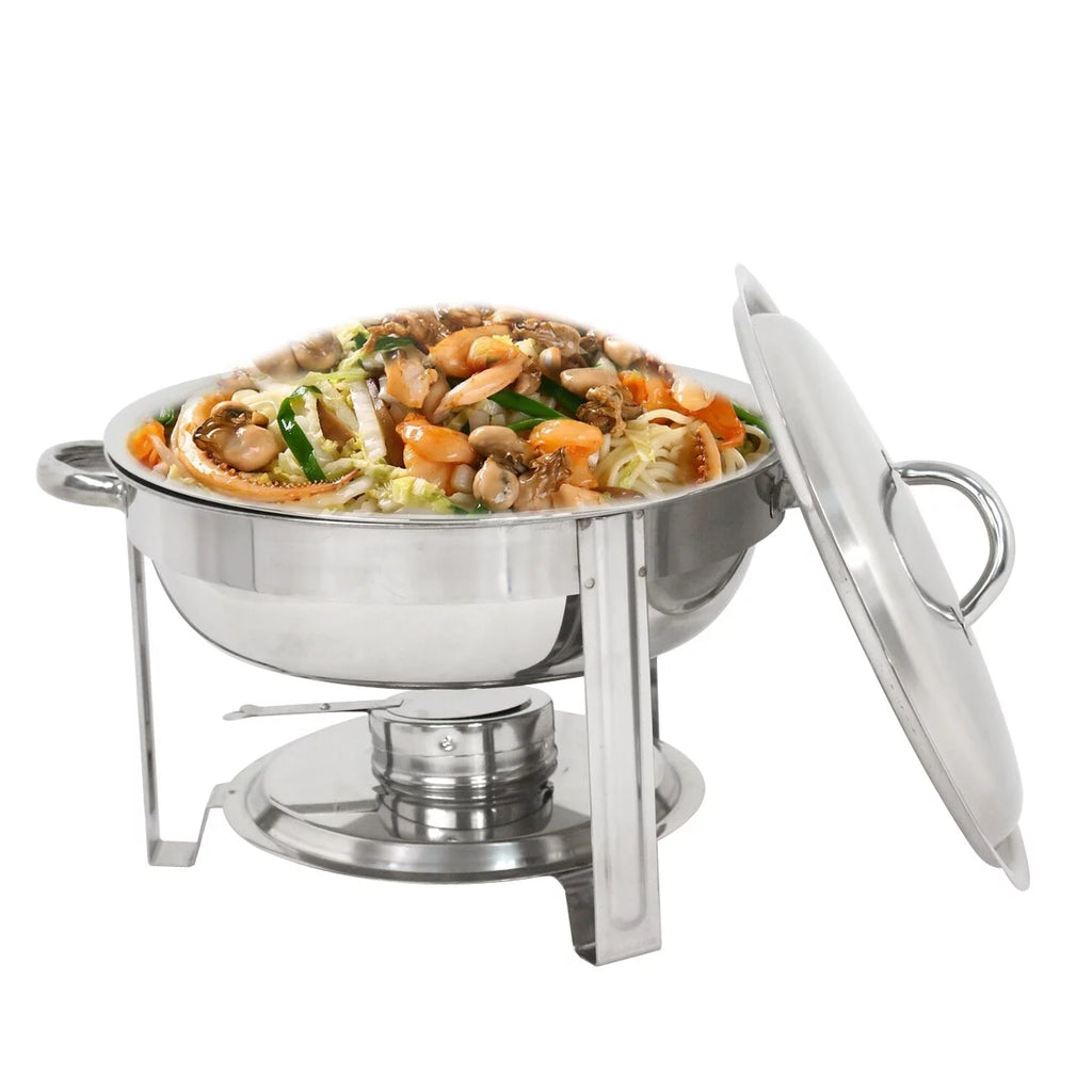 Round Chafing Dish 5Qt 4 Pack N477879