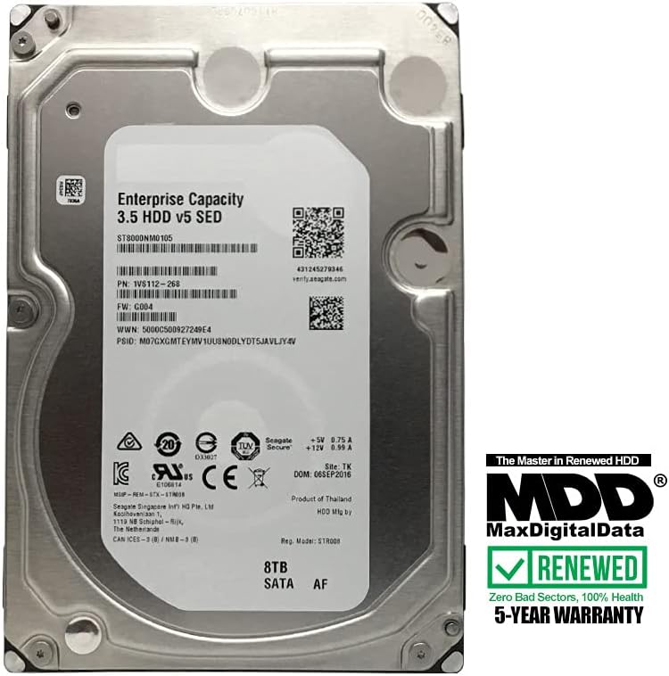 8TB 7200RPM 256MB Cache SATA 6Gb/s 3.5in Enterprise Hard Drive I236