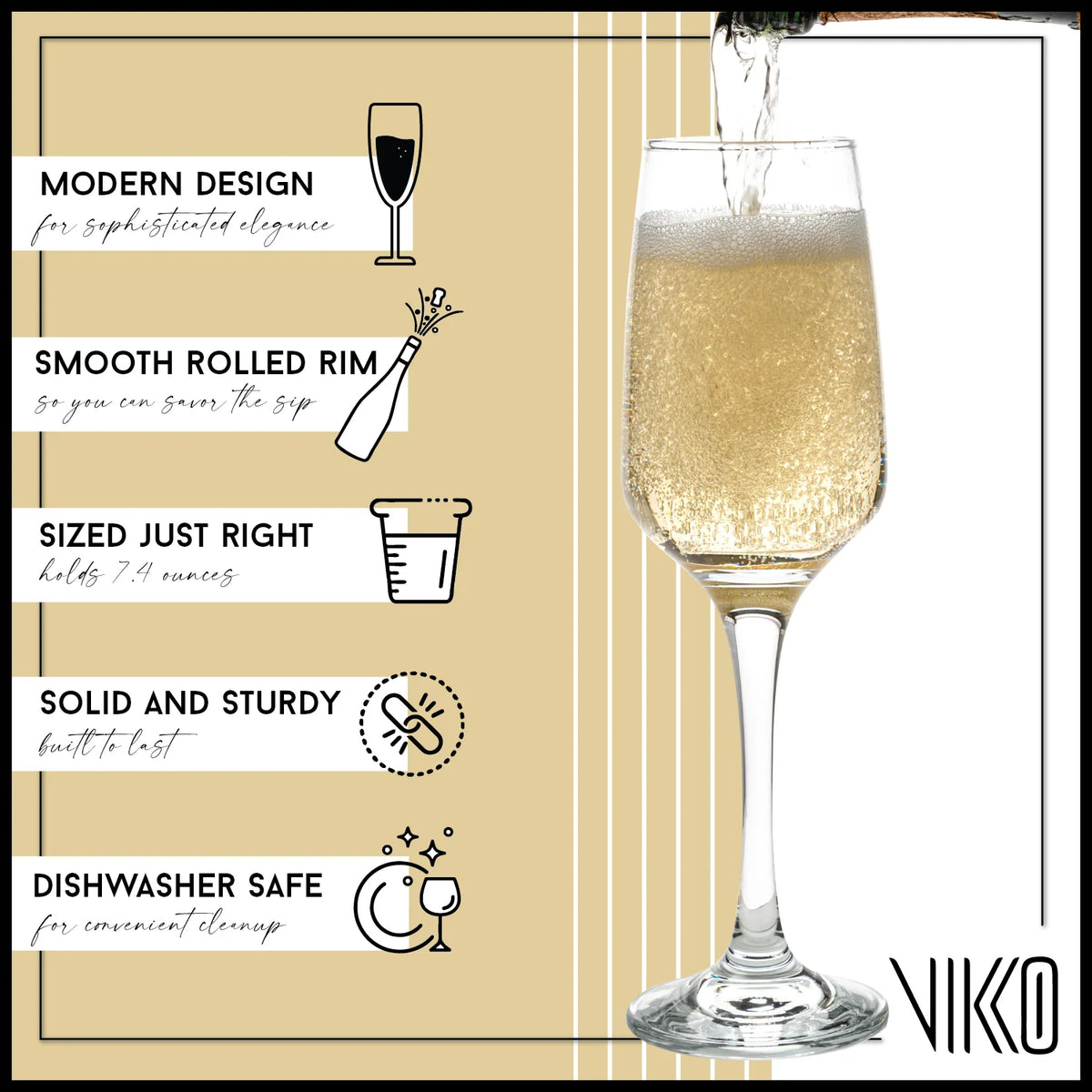 Champagne Flutes Set of 4 E328792