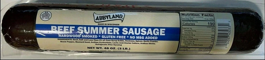 Beef Summer Sausage, 3 Pounds W861570