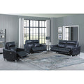 Blue 3-piece Power Reclining Living Room Set M887