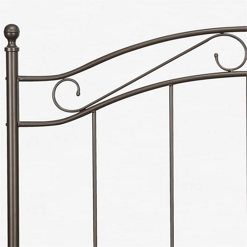 Bronze Full Queen Metal Spindle Headboard J87469