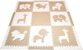 Foam Children&s Playmat Safari Animals Theme Tiles E442052