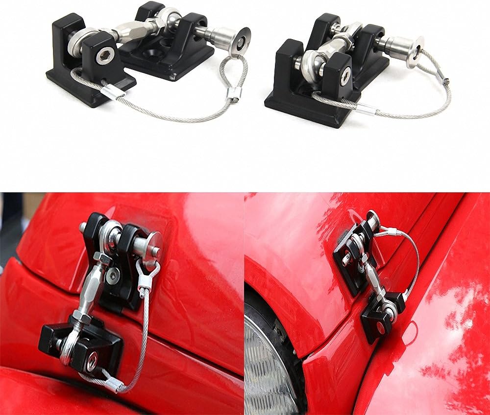 Steel Hood Latches with Aluminum Alloy Catch Pack of 2 B607