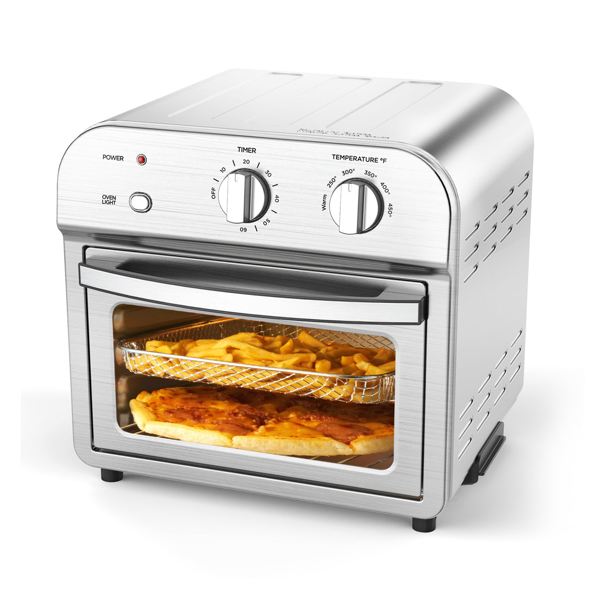 1500W Stainless Steel Air Fryer Toaster Oven A204