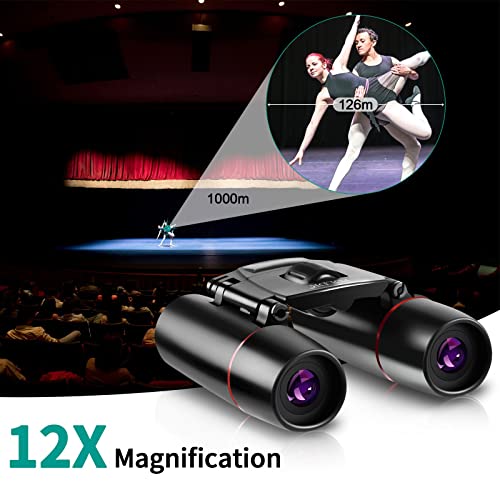 12X25 Small Compact Pocket Binoculars F334