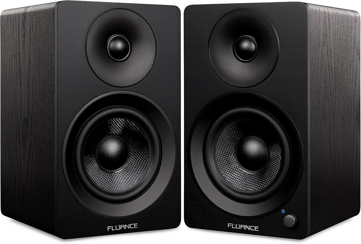 Powered 2-Way 2.0 Stereo Bookshelf Speakers with 5 Drivers, 90W Amplifier G7327