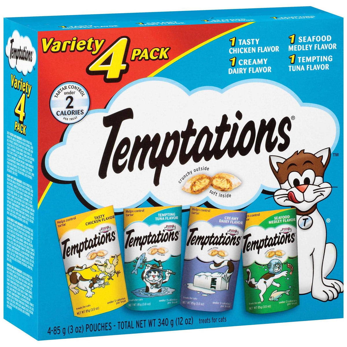 Crunchy and Soft Cat Treats Variety Pack B207