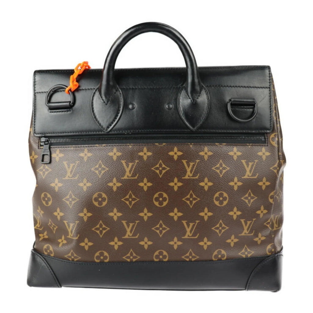 Pre-Owned Monogram Canvas Leather Shoulder Bag O793
