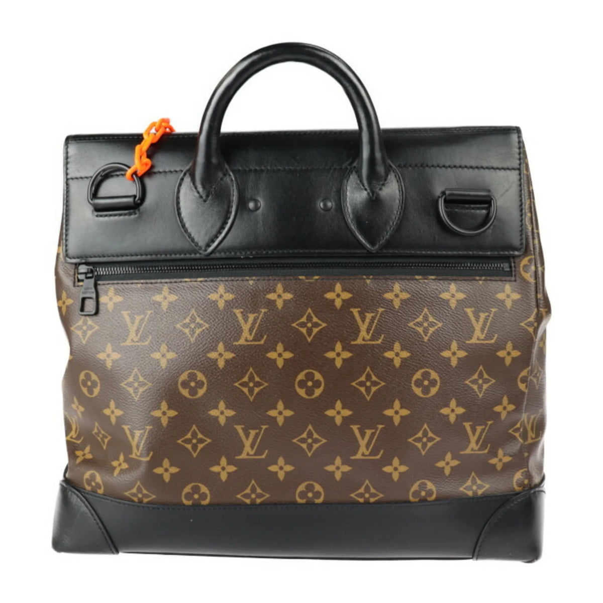 Pre-Owned Monogram Canvas Leather Shoulder Bag O793