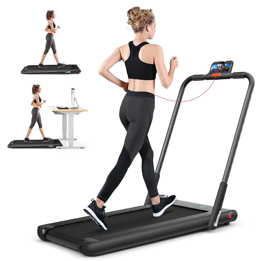 2.25HP 2-in-1 Folding Under Desk Treadmill A3543