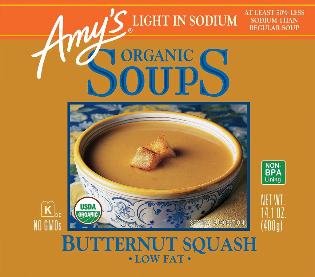14.1 oz Pack of 12 Vegan Organic Butternut Squash Soup G18448