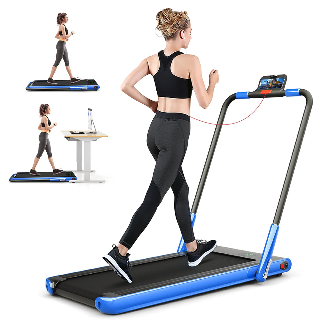 2.25HP 2-in-1 Folding Under Desk Treadmill A3543