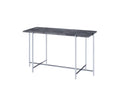 Sofa Table, Faux Marble & Chrome G987137