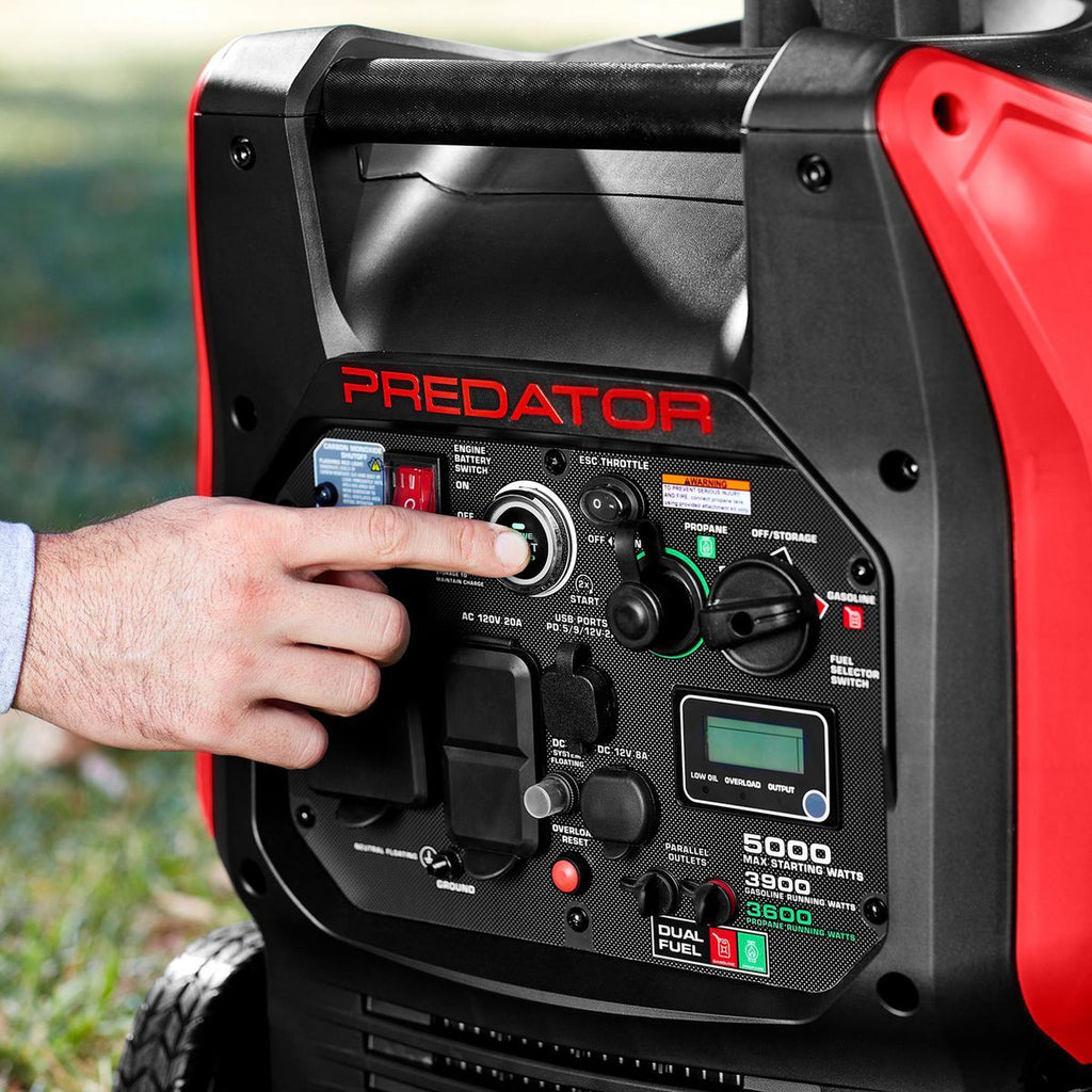 5000 Watt Dual-Fuel Inverter Generator with Remote Start U92352