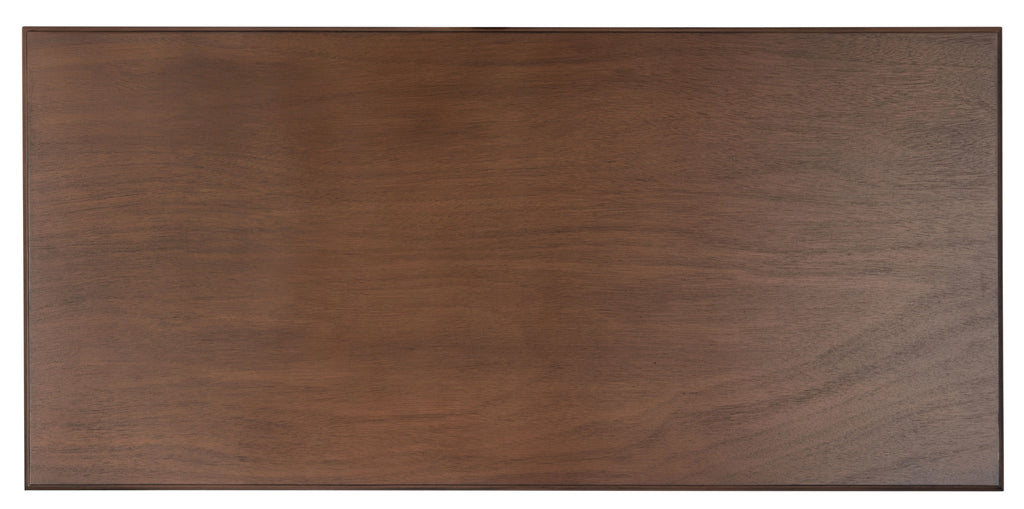 Brown Wood 1-Drawer Writing Desk D515