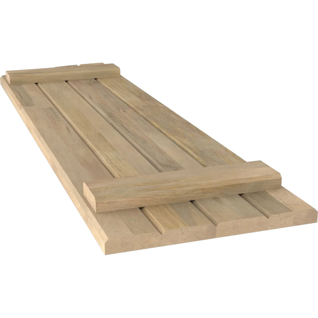 Unfinished Wood Board-n-Batten Shutters R835012