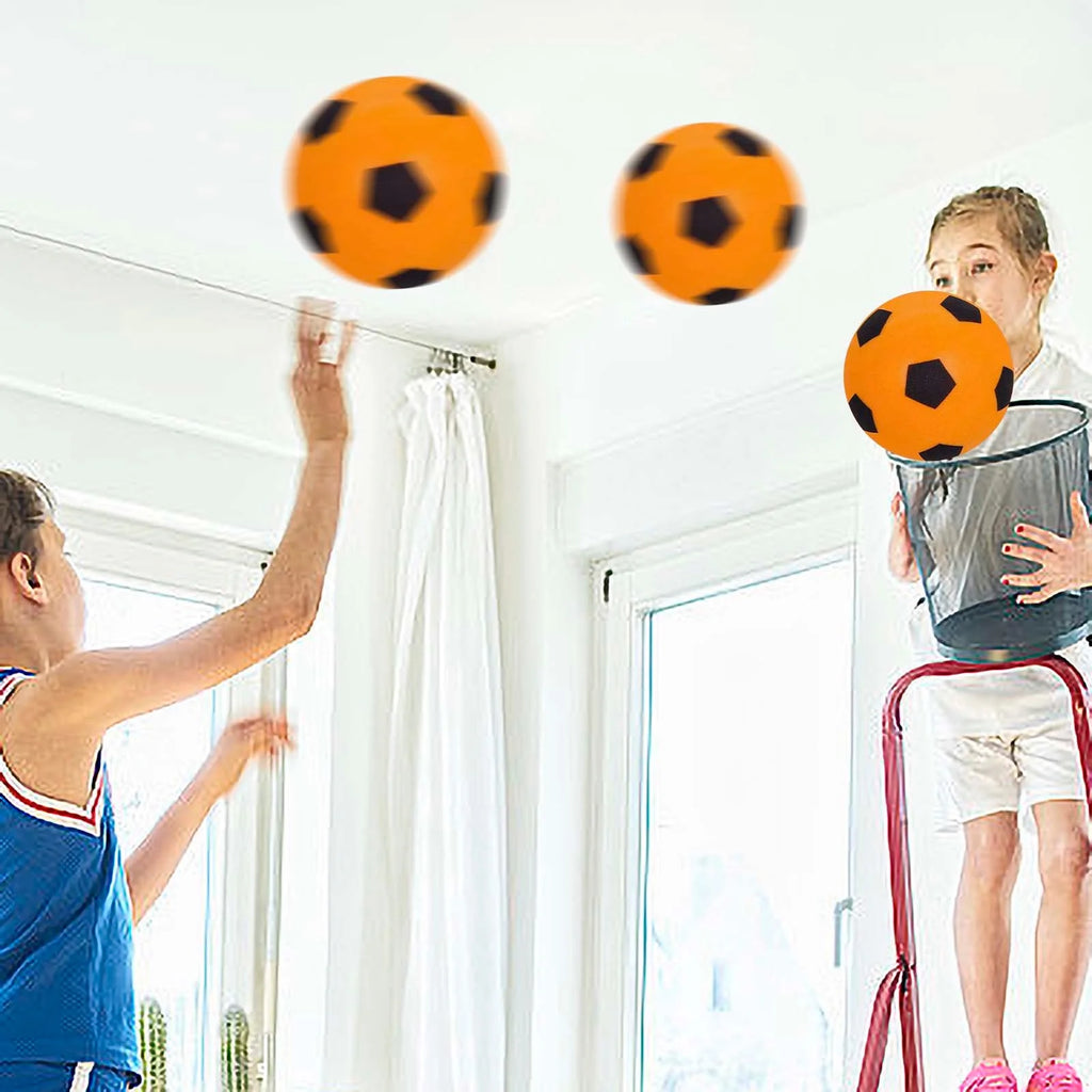 Mute Ball Indoor Children's Silent Football Racket Ball Sports Ball Toys Baby Sponge Ball Frame X148