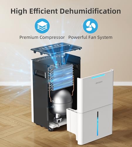 21 Pints Dehumidifier with Drain Hose Y181