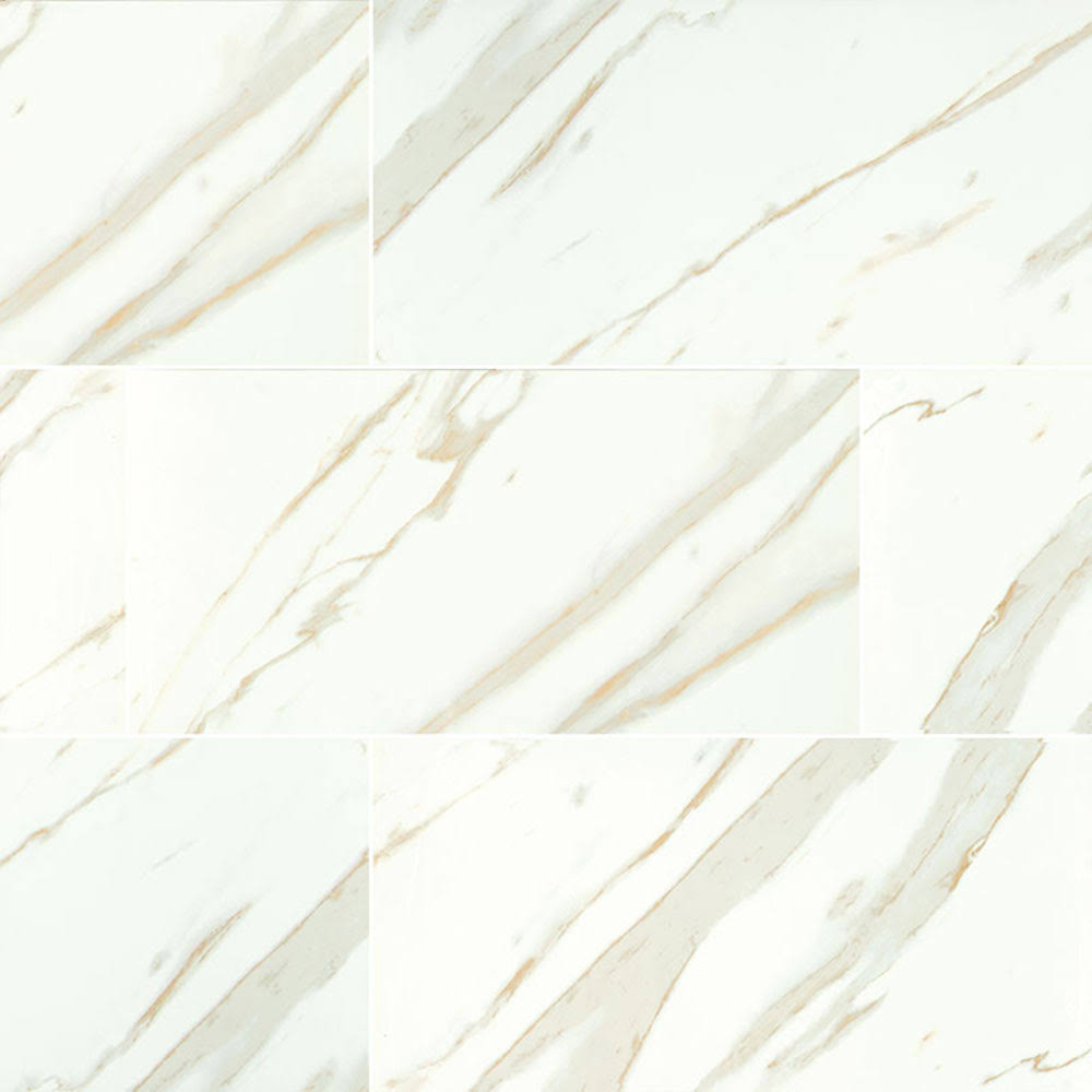 12 x 24 Matte Calacatta Tile H12482