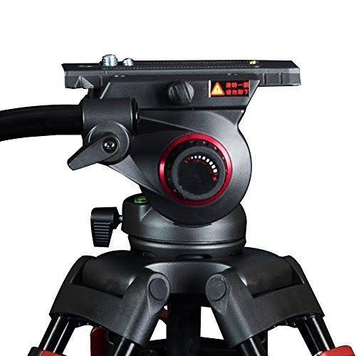 Heavy Duty Aluminum Fluid Head Video Tripod Tripod Stand 66.5 inc J8629