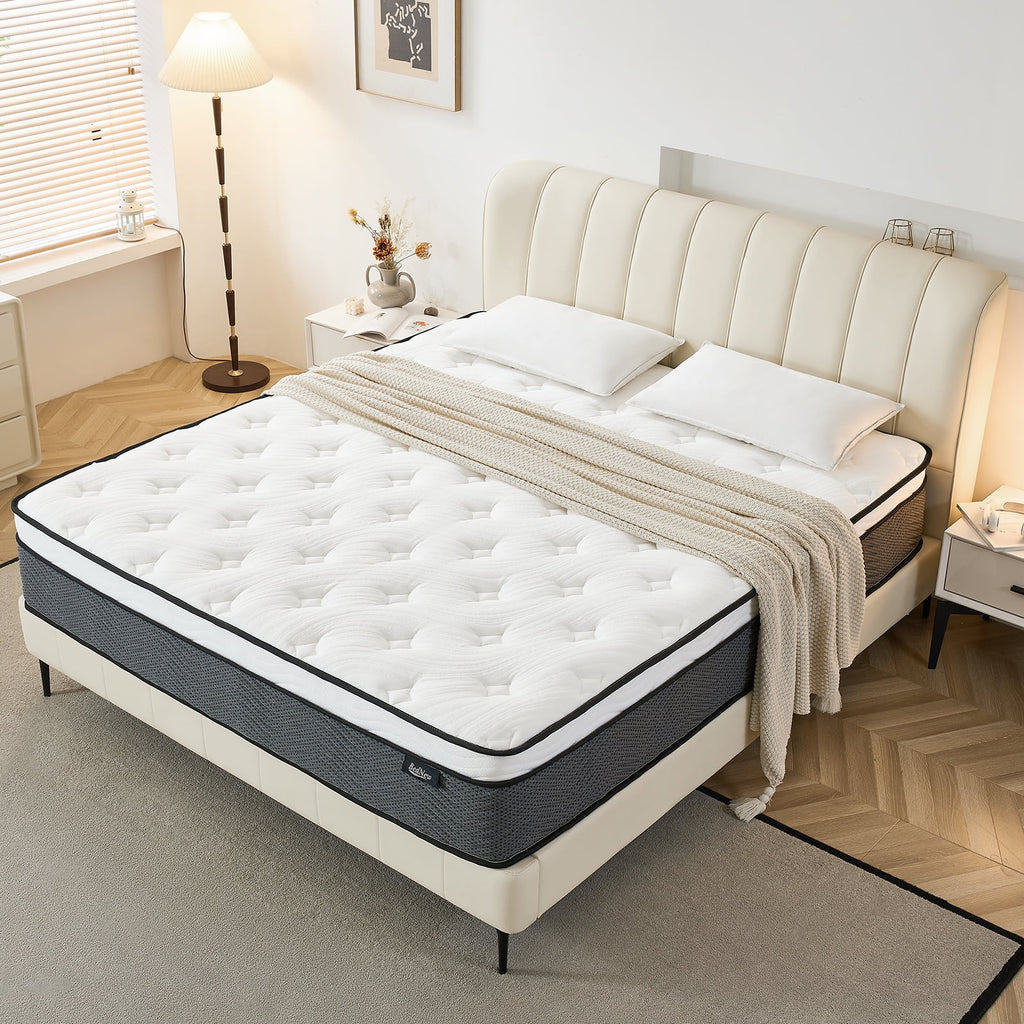 Queen 14 inch Hybrid Gel Memory Foam Mattress L143