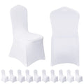 50pcs Black Stretch Spandex Fitted Chair Cover L6578