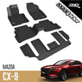 All-Weather Floor Mats Custom Fit Car Mats Floor Liners Black J948885