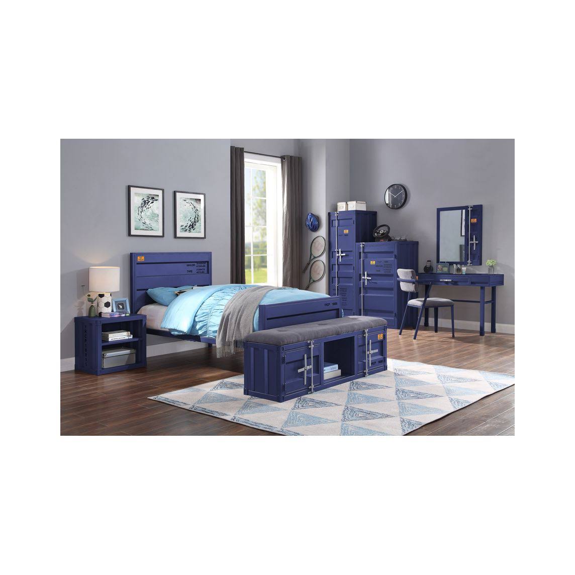 Twin Bed Blue Z46748