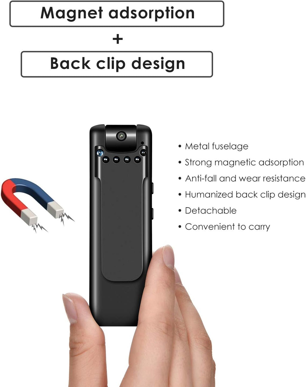 Ultra HD 1080P Body Worn Camera with Night Vision S47237